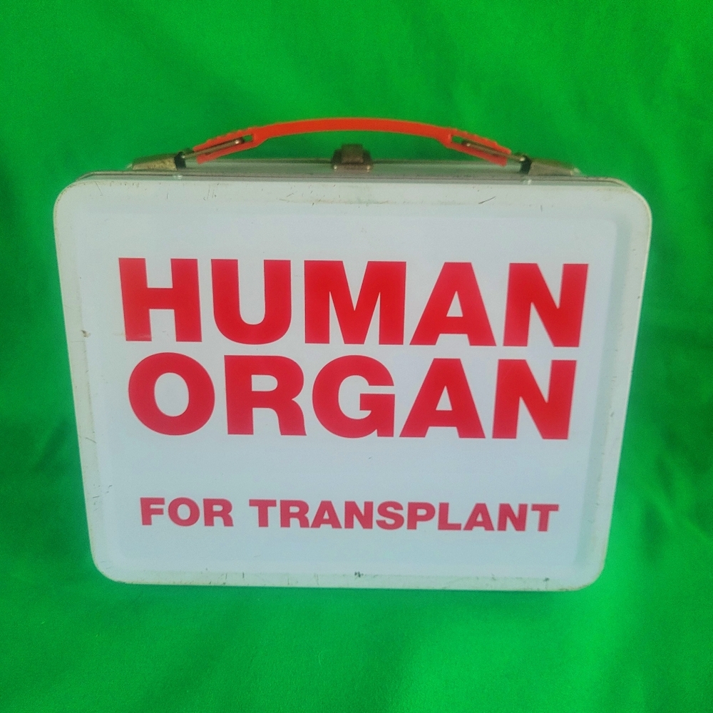 LUNCHBOX HUMAN ORGAN FOR TRANSPLANT AQUARIUS METAL